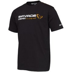 Футболка Savage Gear Signature Logo T-Shirt S Black ink
