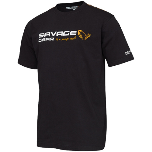 Футболка Savage Gear Signature Logo T-Shirt L Black ink