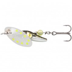 Блесна Savage Gear Sticklebait Spinner #3 9.1g Green Silver Ayu