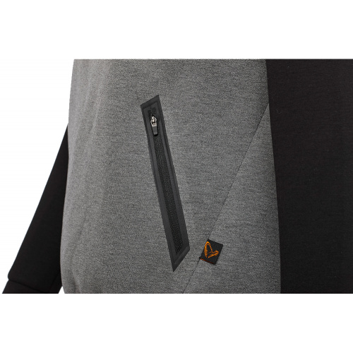 Реглан Savage Gear Tec-Foam Hoodie S Dark grey melange