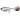 Тейл-спиннер Savage Gear Fat Tail Spin 65mm 16.0g White Silver