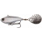 Тейл-спиннер Savage Gear Fat Tail Spin 55mm 9.0g White Silver