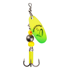 Блесна Savage Gear Caviar Spinner #4 14g 07-Fluo Yellow / Chartreuse