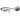 Тейл-спиннер Savage Gear Fat Tail Spin 65mm 16.0g White Silver