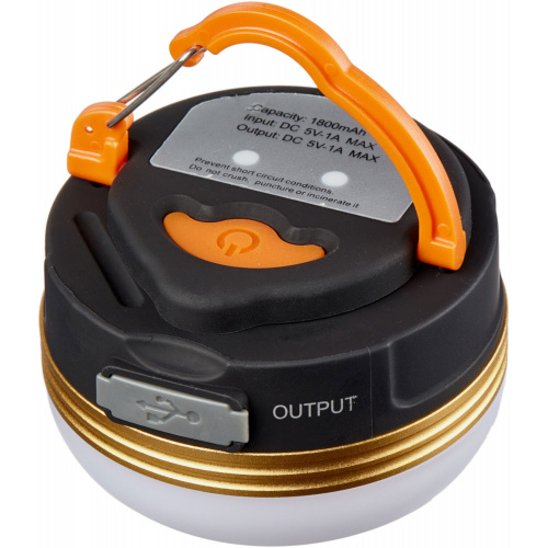 Фонарь кемпинговый SKIF Outdoor Light Drop Black/Orange