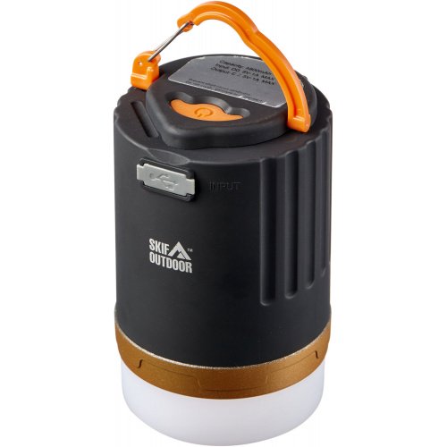 Ліхтар кемпінговий SKIF Outdoor Light Drop Max Black/Orange з пультом