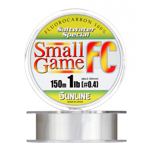 Флюорокарбон Sunline SWS Small Game FC 150м 0.138мм 2.5LB матч/тонущ.