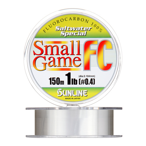 Флюорокарбон Sunline SWS Small Game FC 150м 0.138мм 2.5LB матч/тонущ.