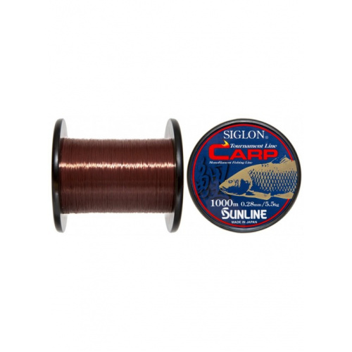 Леска Sunline SIGLON CARP 1000м (коричн.) 0.41мм 11кг