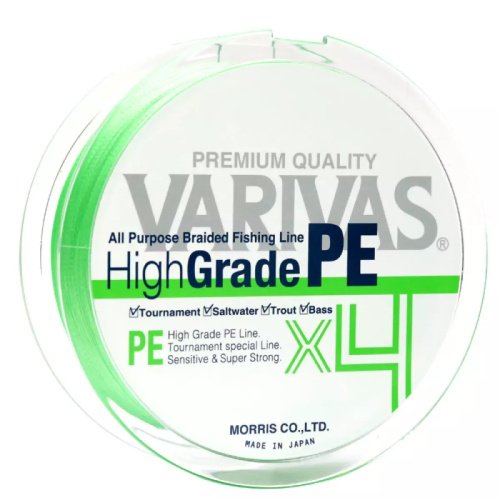 Шнур Varivas High Grade PE X4 Flash Green 150m #0.6
