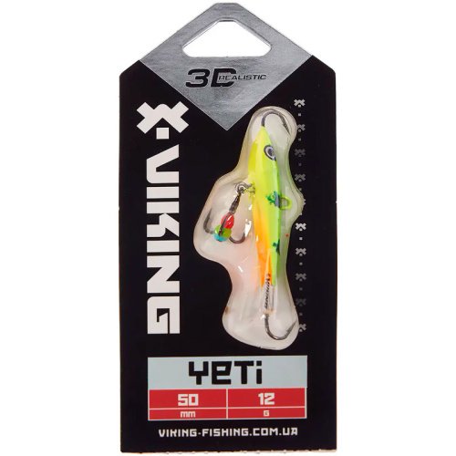 Балансир Viking Fishing Yeti Ice Jig 60mm 16.0g #5 Acid Балансир Viking Fishing Yeti Ice Jig 60mm 16.0g #5 Acid