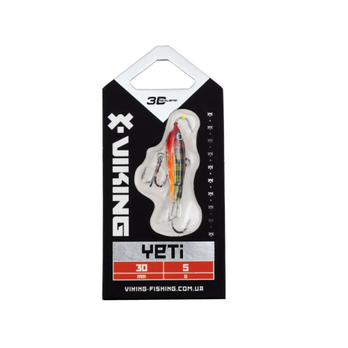 Балансир Viking Fishing Yeti Ice Jig 30mm 5.0g #17 Brown Perch
