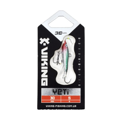 Балансир Viking Fishing Yeti Ice Jig 30mm 5.0g #19 Green Anchovy