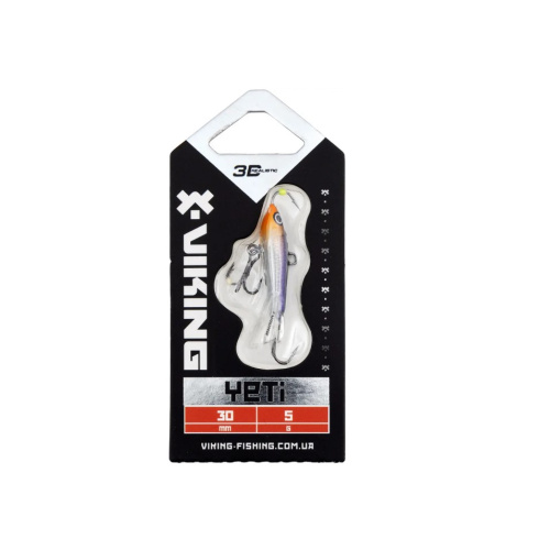 Балансир Viking Fishing Yeti Ice Jig 30mm 5.0g #20 Violet Anchovy