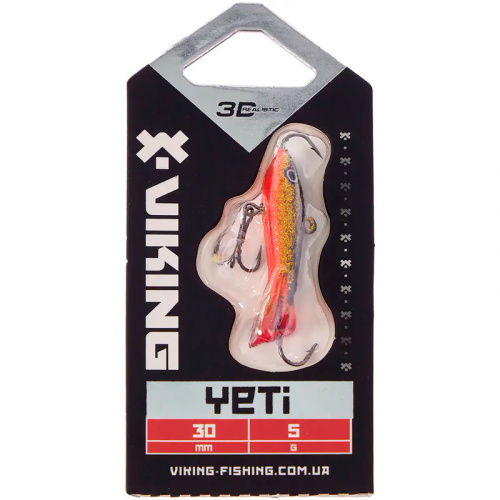 Балансир Viking Fishing Yeti Ice Jig 30mm 5.0g #10 Golden Dark