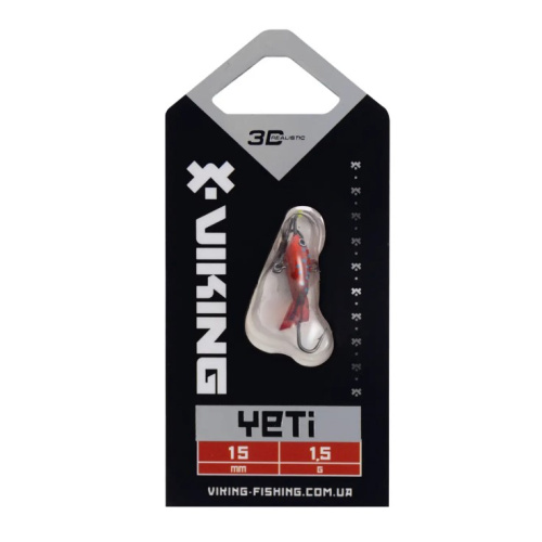 Балансир Viking Fishing Yeti Ice Jig 15mm 1.5g #07 Coral Trout