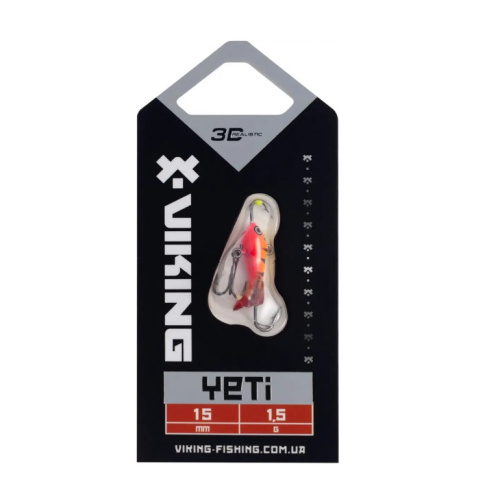 Балансир Viking Fishing Yeti Ice Jig 15mm 1.5g #15 Pink Moon