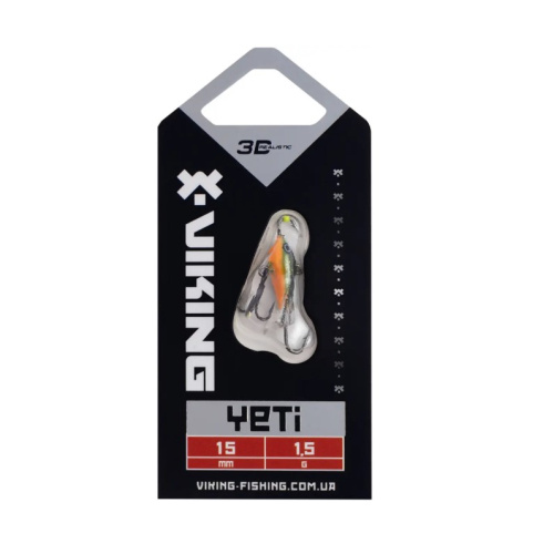 Балансир Viking Fishing Yeti Ice Jig 15mm 1.5g #18 Golden Green