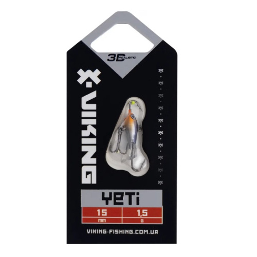 Балансир Viking Fishing Yeti Ice Jig 20mm 3.0g #20 Violet Anchovy