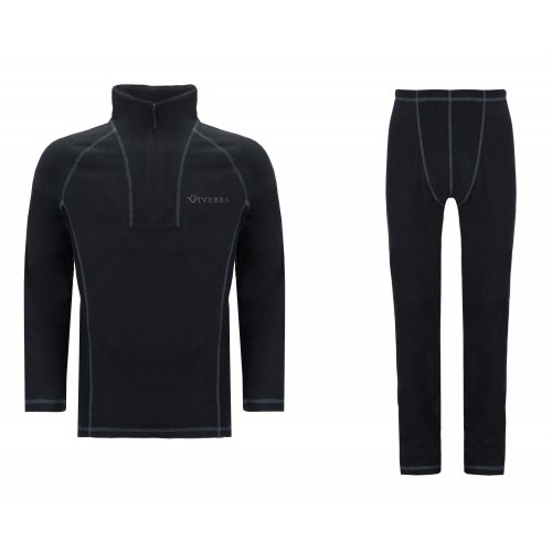 Термобелье Viverra Soft Warm ZIP Black XXL