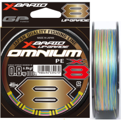 Шнур YGK X-Braid Upgrade Omnium X8 200m #0.6 / 6.4kg
