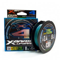Шнур YGK X-Braid Upgrade 3C X4 120m #0.5 10lb / 4.54kg