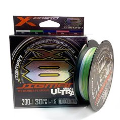 Шнур YGK X-Braid Jigman Ultra X8 200m #1.0 20lb / 9.07kg