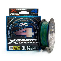 Шнур YGK X-Braid Upgrade 3C X4 150m #0.4 8lb / 3.63kg