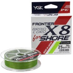 Шнур YGK Frontier Braid Cord X8 150m (зелений) # 2.0