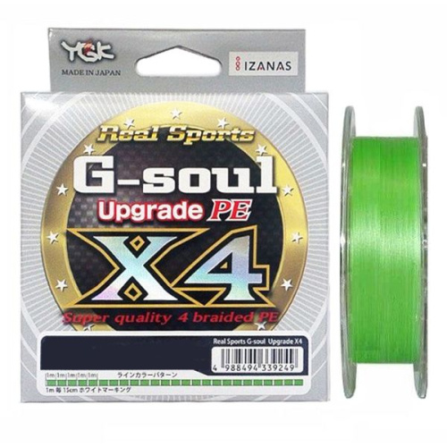Шнур YGK G-Soul X4 Upgrade 100m #0.4 68lb 3.63kg