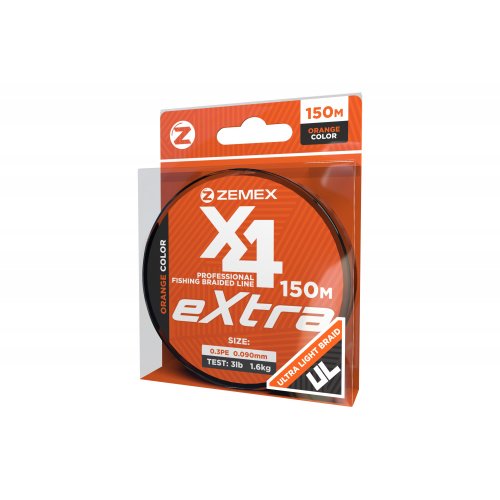 Шнур Zemex Extra PE 150m #0.3 Шнур Zemex Extra PE 150m #0.3