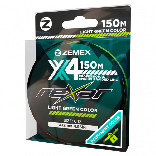 Шнур Zemex Rexar X4 0.12mm 4.96kg