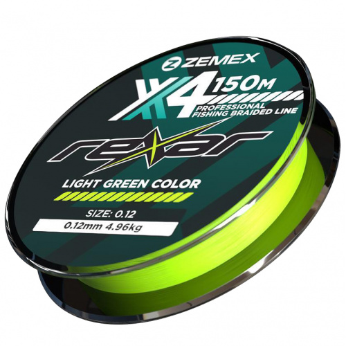 Шнур Zemex Rexar X4 0.12mm 4.96kg