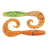Силикон Zeox Сomma Grub 3.4" 202 Pumpkin