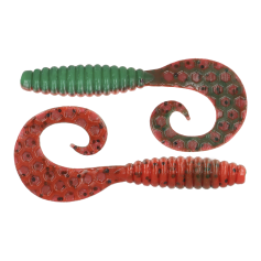Силикон Zeox Сomma Grub 2.4" 204 Green Red PP
