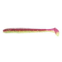 Силикон Zeox Trigger Shad Tail 2.9" 203 Ultra violete Acid Green
