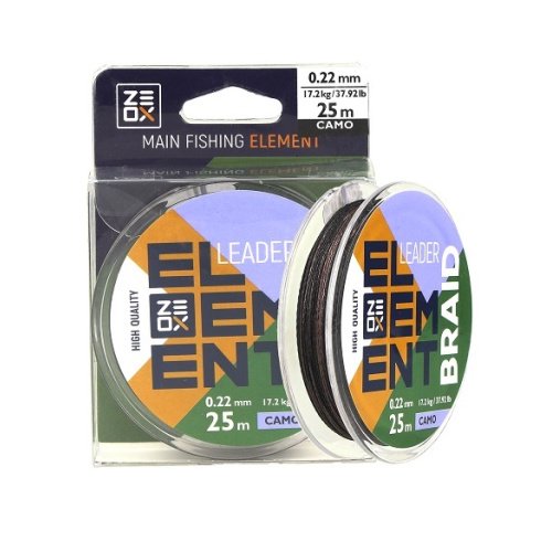 Шнур Zeox Element Leader Braid Camo 25м 0.35мм
