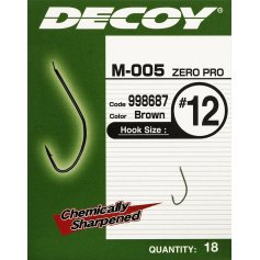 Крючок Decoy M-005 ZERO-PRO 16, 18 шт/уп