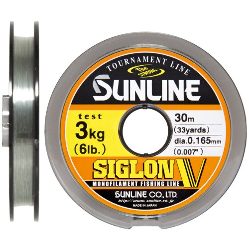 Леска Sunline Siglon V 30м #0.8/0,148мм 2кг