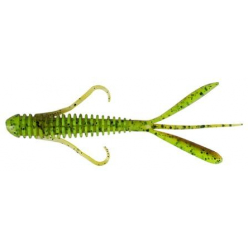 Силикон Keitech Hog Impact 3.5" #401 Green Pumpkin/Chartreuse