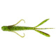 Силікон Keitech Hog Impact 3.5" #401 Green Pumpkin/Chartreuse