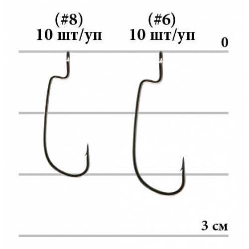 Крючок Decoy Mini Hook MG-1 06, 10 шт/уп