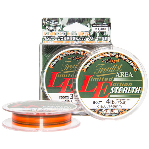 Леска Sunline Troutist Area LE Stealth 100m #0.7/0.138mm 1,75кг