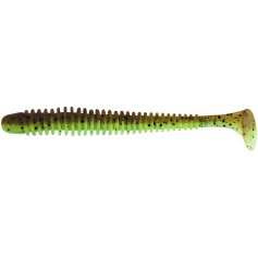 Силикон Keitech Swing Impact 2.5" #401 Green Pumpkin/Chartreuse