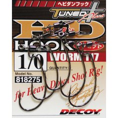 Гачок Decoy Worm 117 HD Hook offset 2/0, 4 шт/уп