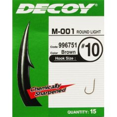 Крючок Decoy M-001 Round light 14, 15 шт/уп