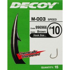Крючок Decoy M-003 Speed 16, 15 шт/уп
