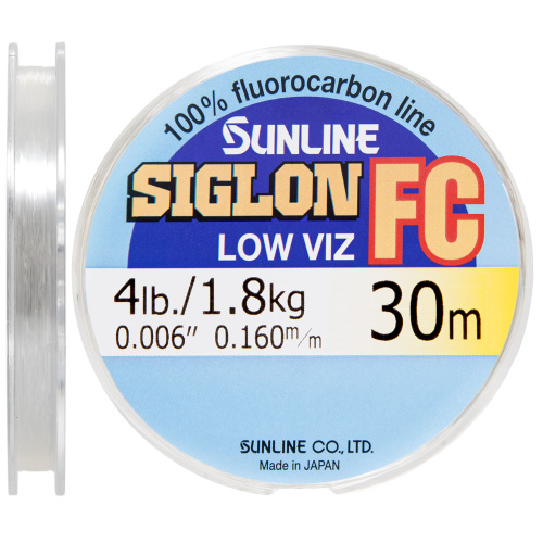 Флюорокарбон Sunline SIG-FC 30м 0.160мм 1.8кг поводковый