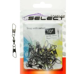 Вертлюжок с застежкой Select SF002 size 10, 10 шт