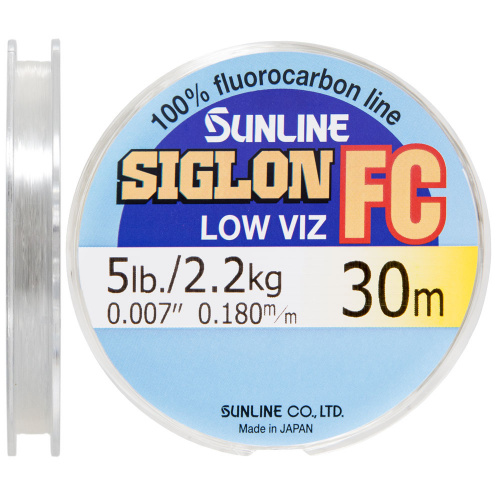 Флюорокарбон Sunline SIG-FC 30м 0.180мм 2.2кг поводковый
